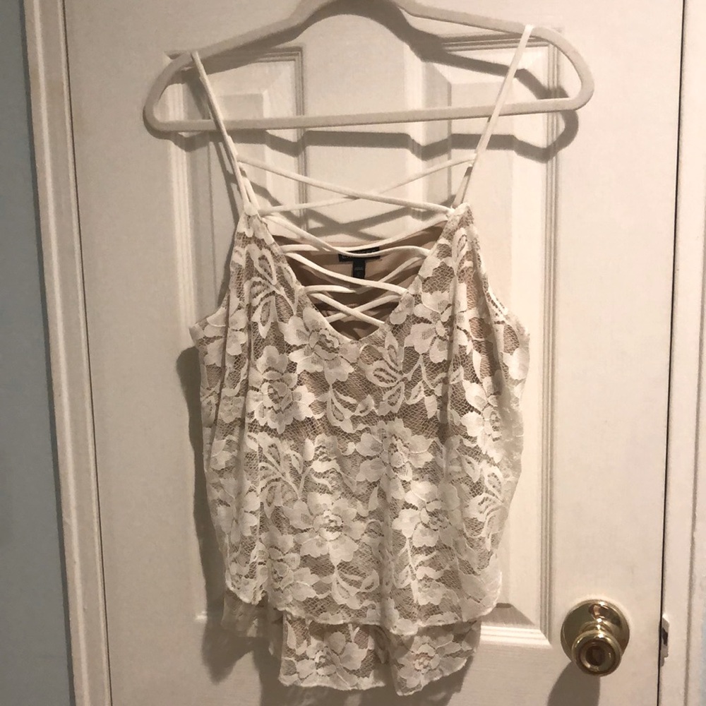 Express lace top
